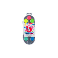 Bruynzeel Wasserfarbe Metallic/Neon 12er-Set, Mehrfarbig