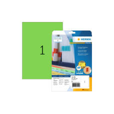 HERMA Universal-Etiketten A4 Ablösbar 210 x 297 mm Grün, 20 Blatt HERMA Universal-Etiketten A4 Ablösbar 210 x 297 mm Grün, 20 Blatt