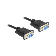 Delock Anschlusskabel RS-232 - RS-232 DB9 (f-f), Nullmodem 2 m Delock Anschlusskabel RS-232 - RS-232 DB9 (f-f), Nullmodem 2 m