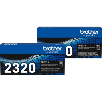 Brother Toner TN-2320 TWIN PACK Schwarz