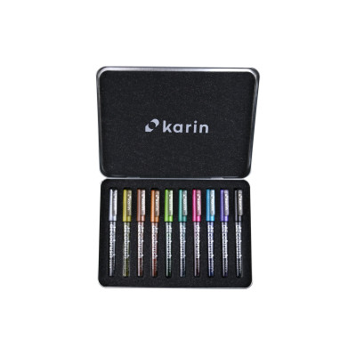 Karin Fasermaler Brushpen Metallic 28Z1 Metallfarben