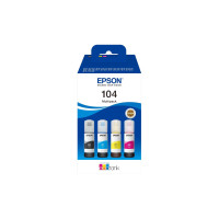 Epson Tinte 104 / C13T00P640 BK, Y, C, M