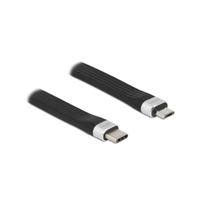 Delock USB 2.0-Flachkabel USB C - Micro-USB B 0.135 m Delock USB 2.0-Flachkabel USB C - Micro-USB B 0.135 m