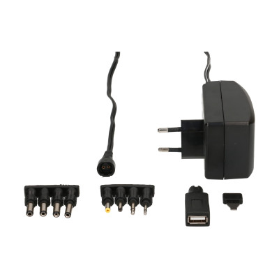 Max Hauri Steckernetzteil Universal 27 W, 3 - 12 V, 2250 mA