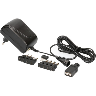Max Hauri Steckernetzteil Universal 10 W, 3 - 12 V, 1500 mA