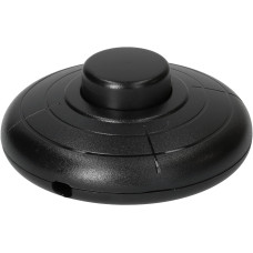 Max Hauri Fusstretschalter 1-Polig 70 mm, Schwarz