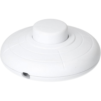 Max Hauri Fusstretschalter 1-Polig 70 mm, Weiss