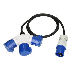 maxCAMP Verlängerungskabel 1.5 m, CEE16/3 - 3x CEE16/3