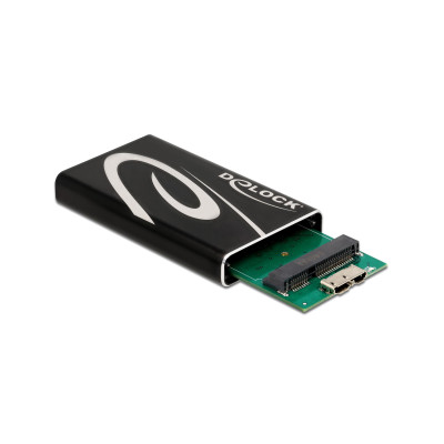 Delock Externes Gehäuse SuperSpeed USB für mSATA
