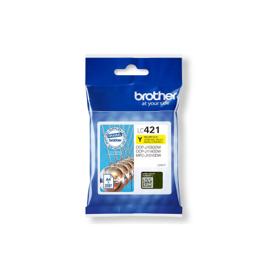 Brother Tinte LC421Y Yellow