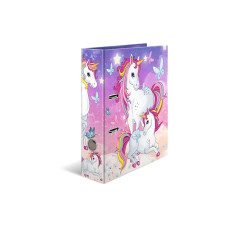 HERMA Ordner Einhorn 7 cm, Mehrfarbig