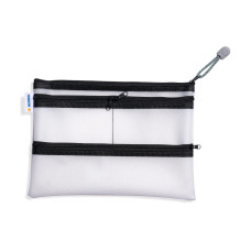 HERMA Etui Mesh Bag A5, 14 x 21.7 cm, Schwarz/Weiss HERMA Etui Mesh Bag A5, 14 x 21.7 cm, Schwarz/Weiss