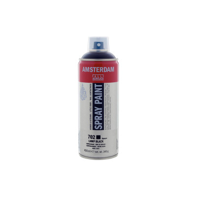 Amsterdam Acrylspray  400 ml, Lampenschwarz
