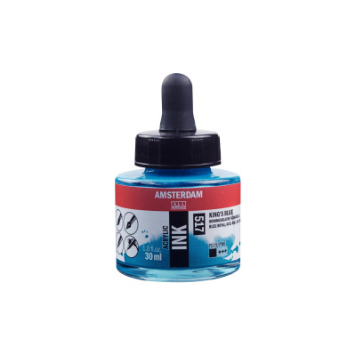Amsterdam Acryltinte 30 ml, Königsblau