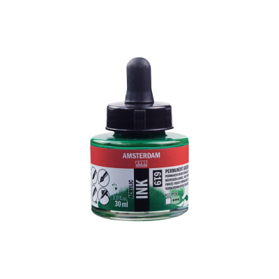 Amsterdam Acryltinte 30 ml, Grün