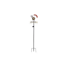 Näve Gartenlicht LED-Solar Erdspiess BBQ, Rost