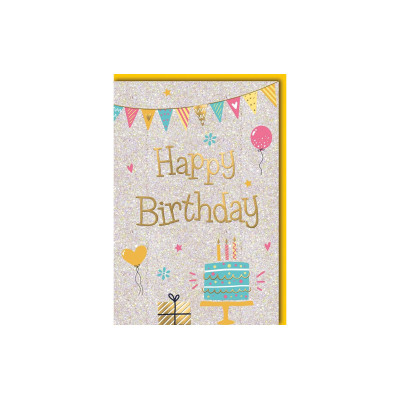 Braun + Company Glückwunschkarte Geburtstag 11.5 x 17 cm, inkl. Couvert