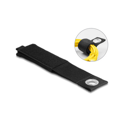 Delock Klettkabelbinder Schwarz 508 mm x 50 mm