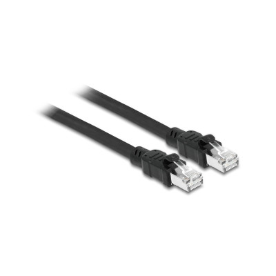 Delock Patchkabel Cat 6A, F/UTP, 2 m, Schwarz Delock Patchkabel Cat 6A, F/UTP, 2 m, Schwarz