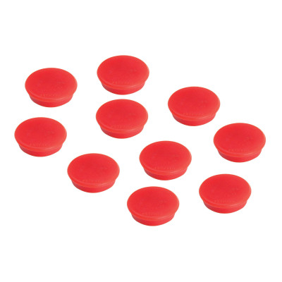 Franken Haftmagnet Ø 13 mm, 10 Stück, Rot