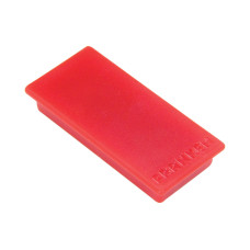Franken Haftmagnet 23 x 50 mm, 10 Stück, Rot