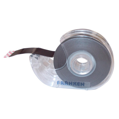 Franken Magnetband Lagerschild 19 mm x 8 m, Schwarz
