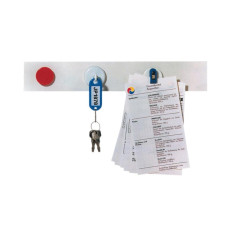 Franken Magnethaftleiste 100 x 5 cm, 4 Stück, Silber Franken Magnethaftleiste 100 x 5 cm, 4 Stück, Silber