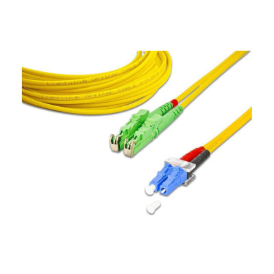 Lightwin LWL-Patchkabel E2000/APC-LC, Singlemode, Duplex, 20m Lightwin LWL-Patchkabel E2000/APC-LC, Singlemode, Duplex, 20m