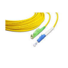 Lightwin LWL-Patchkabel E2000/APC-LC, Singlemode, Simplex, 15m