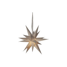 Star Trading Leuchtdekoration Stern December, Beige, Ø 45 cm Star Trading Leuchtdekoration Stern December, Beige, Ø 45 cm