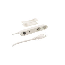 STEFFEN Steckdosenleiste STEBA IQ 2xT13 1xUSB-C PD 18W Weiss