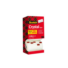 Scotch Klebeband Crystal 1.9 cm x 33 m 14 Rollen Scotch Klebeband Crystal 1.9 cm x 33 m 14 Rollen