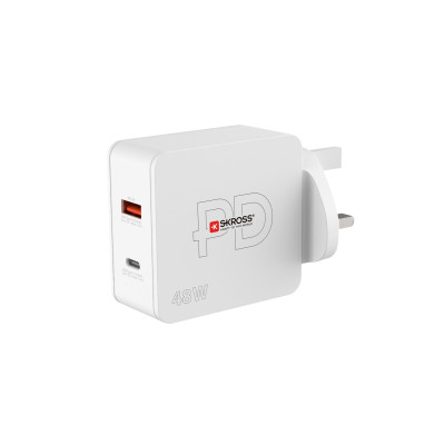 SKROSS USB Netzteil Multipower 2 Pro+, UK 48 W, 5 V 9 V