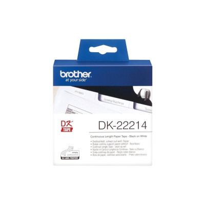 Brother Etikettenrolle DK-22214 Thermo Direct 12 mm x 30.48 m Brother Etikettenrolle DK-22214 Thermo Direct 12 mm x 30.48 m