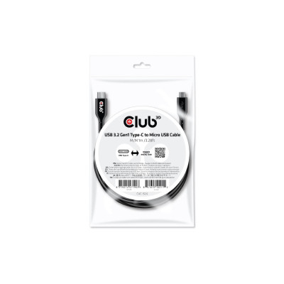 Club 3D USB-Kabel CAC-1526 USB C - Micro-USB A 1 m
