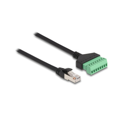 Delock Terminalblock - RJ45 Kabel 1 Stück Delock Terminalblock - RJ45 Kabel 1 Stück