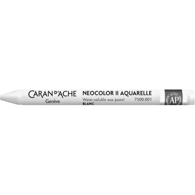 Caran d'Ache Wachsmalstifte Neocolor 2 wasservermalbar Weiss