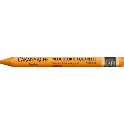 Caran d'Ache Wachsmalstifte Neocolor 2 wasservermalbar Orange