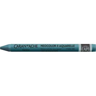 Caran d'Ache Wachsmalstifte Neocolor 2 wasservermalbar Malachitgrün
