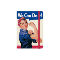 Nostalgic Art Notizbuch We can do it! A5, Dot, Mehrfarbig Nostalgic Art Notizbuch We can do it! A5, Dot, Mehrfarbig