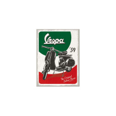 Nostalgic Art Haftmagnet Vespa 1 Stück, Rot/Schwarz/Weiss