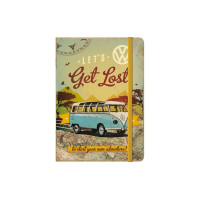 Nostalgic Art Notizbuch Let's get lost A5, Dot, Mehrfarbig