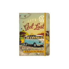 Nostalgic Art Notizbuch Let's get lost A5, Dot, Mehrfarbig