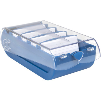 Biella Karteibox Bunny A8 100 Karten, Blau