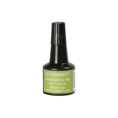 CONNECT Stempelfarbe 28 ml, Schwarz