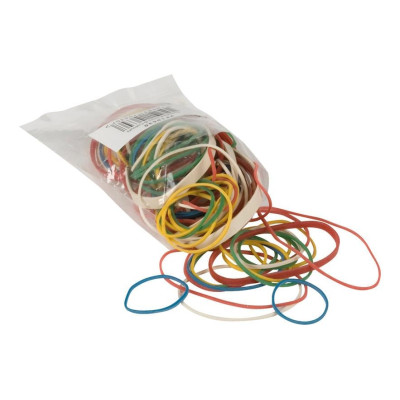 CONNECT Gummiband farbig, 75 Stück