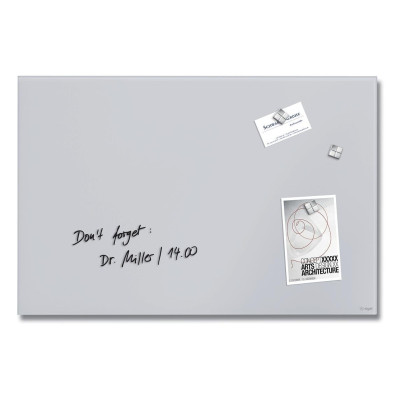 Sigel Glassboard magnetisch 600x400 Pastellfarbig Hellgrau Sigel Glassboard magnetisch 600x400 Pastellfarbig Hellgrau