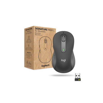 Logitech Maus Signature M650 L for Business Graphite