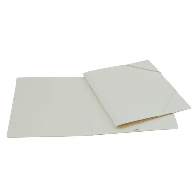 EROLA Gummibandmappe A4 Pressspan Weiss EROLA Gummibandmappe A4 Pressspan Weiss