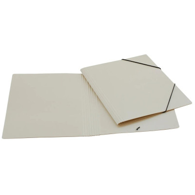 EROLA Gummibandmappe A4 Pressspan Chamois